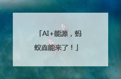 AI+能源，蚂蚁鑫能来了！