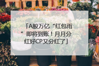 A股万亿“红包雨”即将到账！月月分红好CP又分红了
