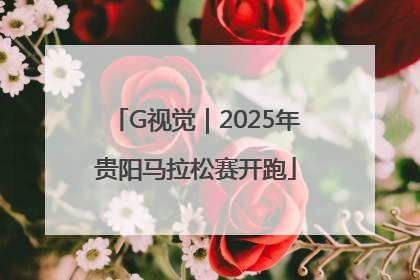 G视觉｜2025年贵阳马拉松赛开跑